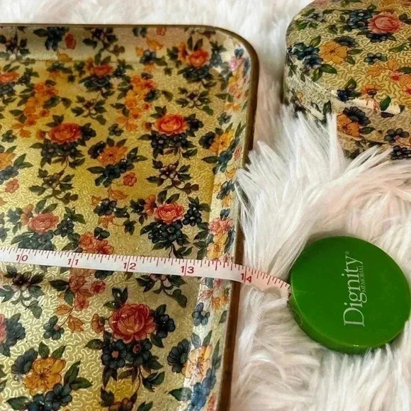 Vintage tray and coaster set. - Picture 7 of 14